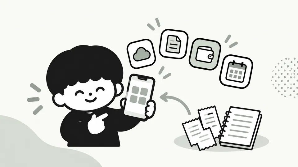 モノと手間が減る「おすすめアプリ集」