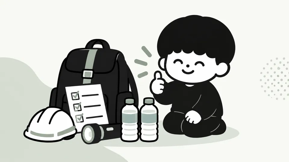 防災の持ち物チェック